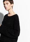 Vince Funnel Boxy Pullover