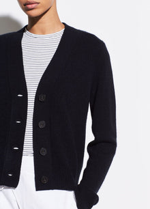  Vince Cashmere shrunken button Cardigan in black found at PATRICIA in southern Pines, NC