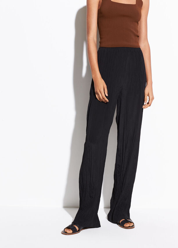 Vince Black Crinkle Pleat Pull On Pant found at PATRICIA in southern Pines, NC