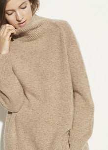  Vince Camel double slit cashmere turtleneck sweater found at Patricia in Southern Pines, NC