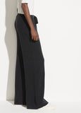 Vince Cashmere Wool Wide Leg Pull On Pant