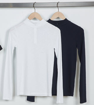 Vince Long Sleeve half Zip Mockneck pullover found at PATRICIA in Southern Pines, NC