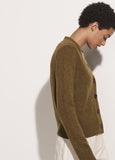 Vince Cashmere Shrunken Button Cardigan