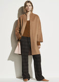 Vince Oak/Petal Reversible Collarless Coat found at PATRICIA in Southern Pines, NC