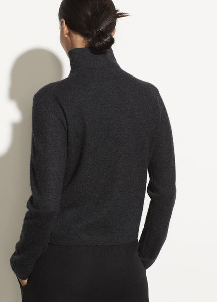 Vince Lightweight Boiled Cashmere Charcoal Turtleneck found at PATRICIA in Southern Pines, NC