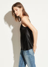 Vince Satin Cami Black