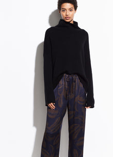  Vince High Neck Black Pullover Sweater