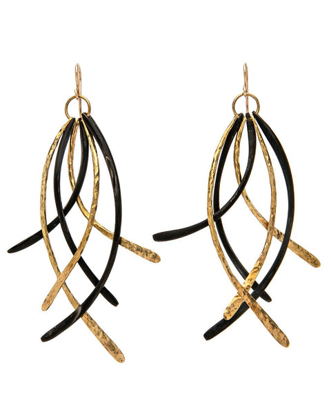 Ashley Pittman Abiri  Earring in dark or light horn found at Patricia in Southern Pines, NC