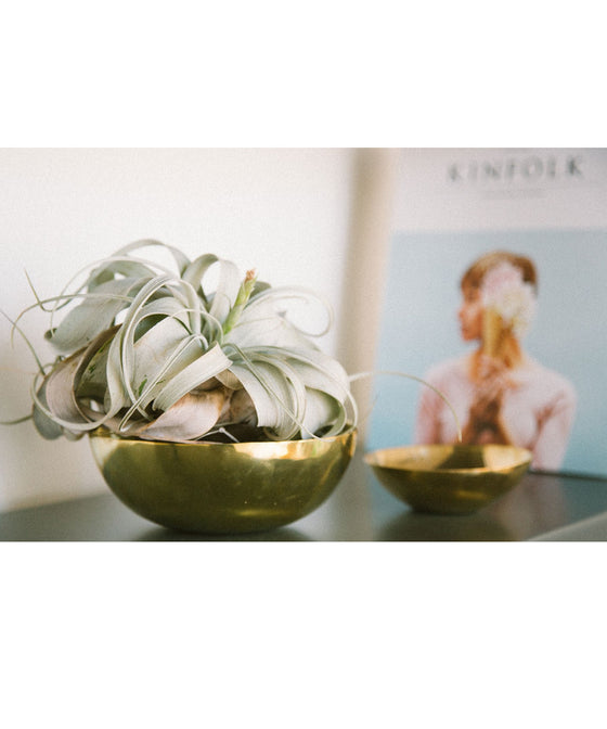 Oversized pure brass bowl