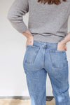 Brazeau Tricot Cashmere Sweatshirt Flower