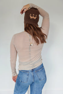  Brazeau Tricot Wood Cashmere Crown Cap