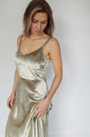 Vince Scoop Neck Slip Dress in Pistachio