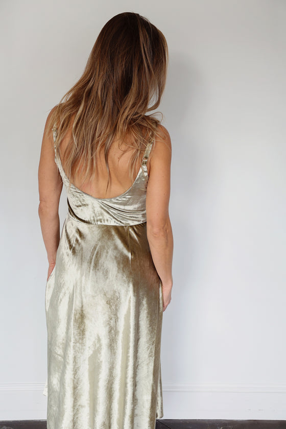 vince gold slip dress Vince Satin slip dress Vince