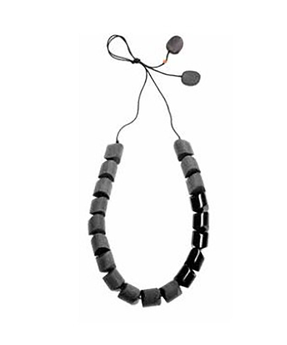 CATHs Large Oval Horn Barrel Necklace