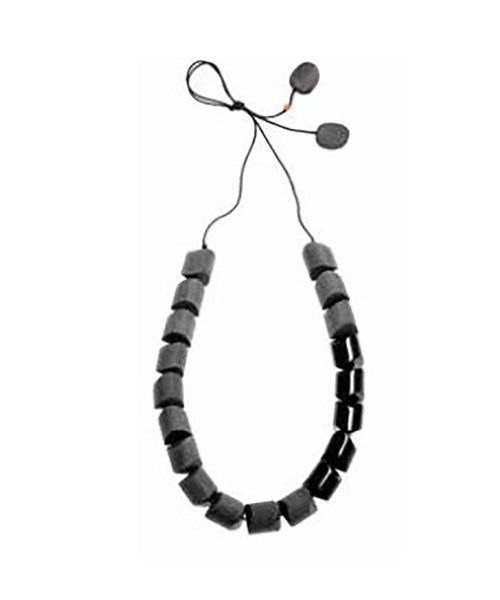 CATHs Large Oval Horn Barrel Necklace