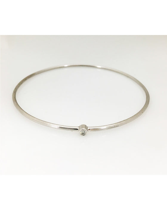 18KWG Bracelet with Diamond