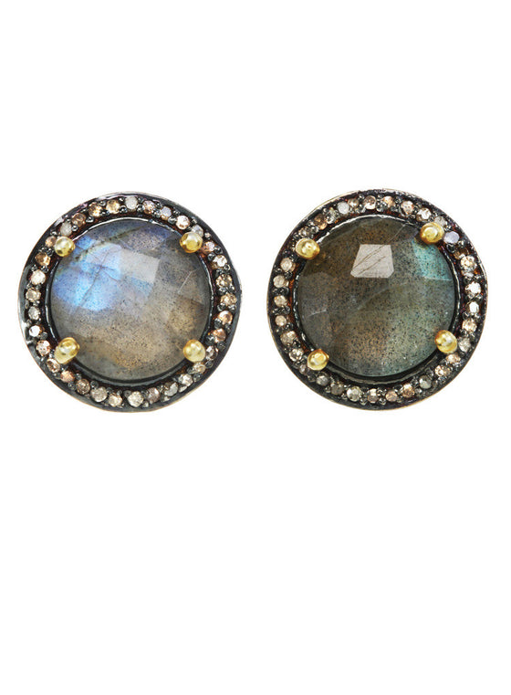 Margo Morrison Faceted Labradorite Earrings