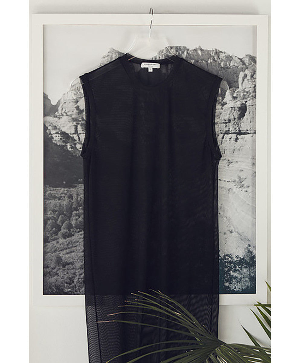 Emerson Fry Mesh Dress Super Black