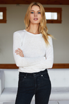 Emerson Fry Crewneck Ivory Linen T
