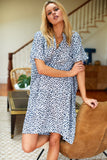 Emerson Fry Short Emerson Caftan Charcoal Leopard