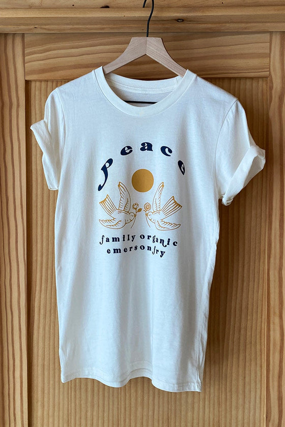 Emerson Fry Peace T-shirt Ivory