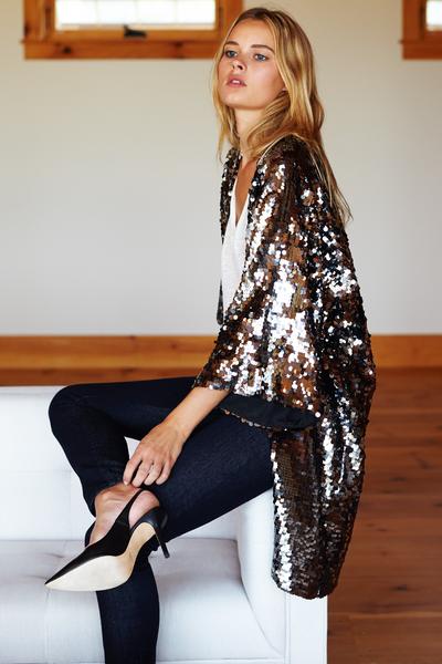 Emerson Fry Sequin Jacket