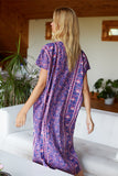 Emerson Fry Francina Caftan Violet Wildflower