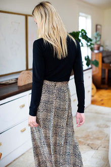  Emerson Fry Little Cheetah Midi Skirt