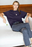 Emerson Fry Washed Black Shorty Sweatshirt