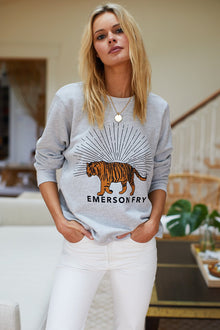  Emerson Fry Tiger Sweatshirt Grey