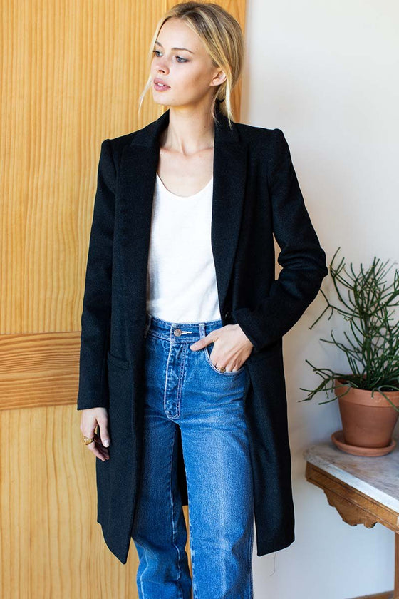 Emerson Fry Tailored Coat in Charcoal – PATRICIA