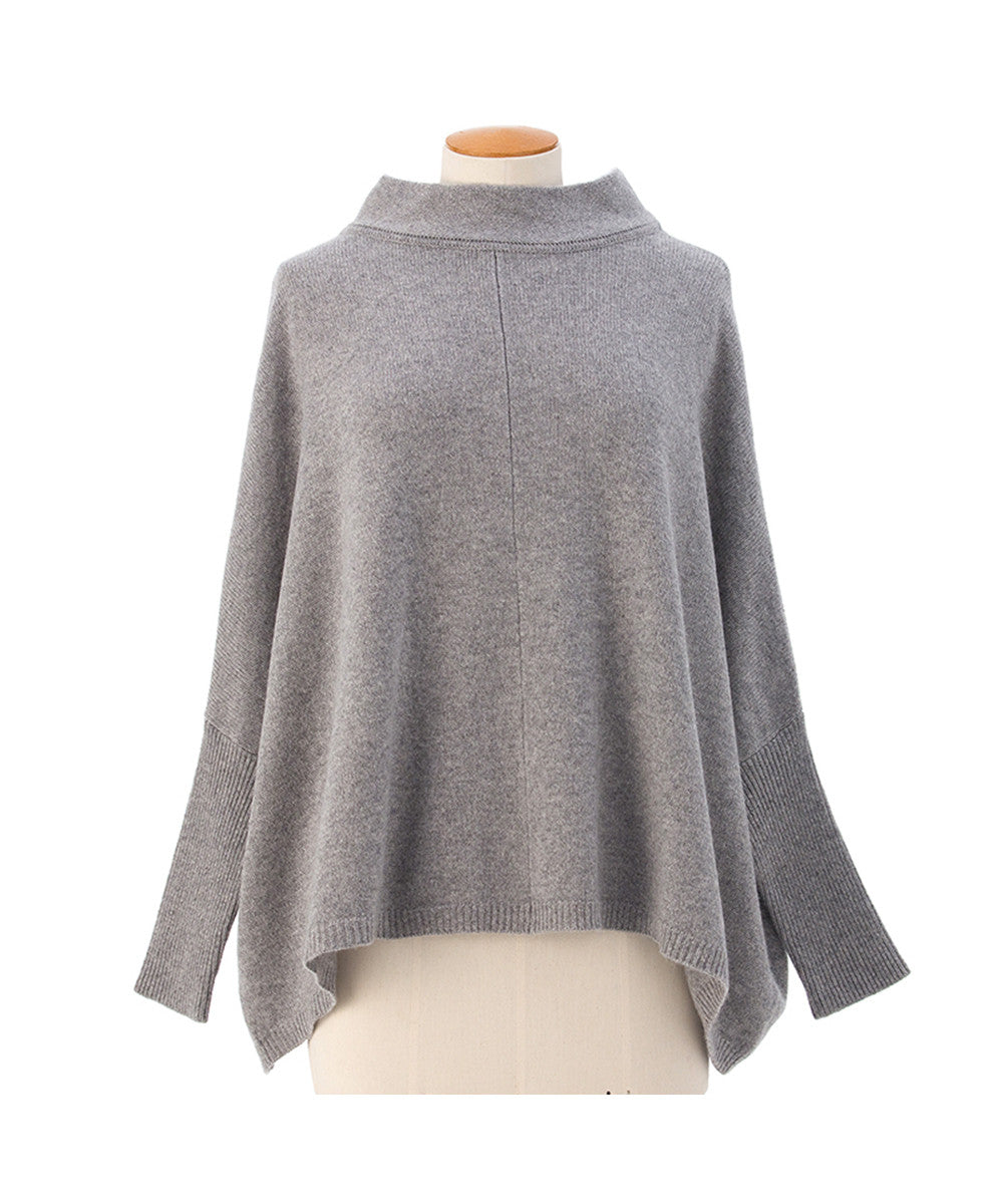 English Weather Cashmere Wide-body Sweater in black or castle wall found at Patricia in Southern Pines, NC