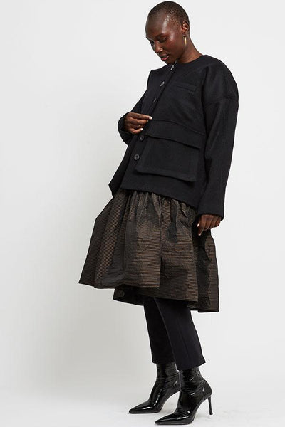 Shosh Wool Peacoat Dark Navy