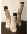 MooMoo Cow Horn Candle Holder Set