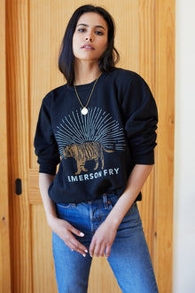  Emerson Fry Tiger Sweatshirt Black