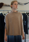 English Weather Wide Body Derby Gray Cashmere Sweater