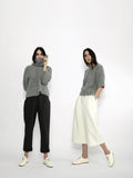 7115 by Szeki Merino Curly Gray Turtleneck