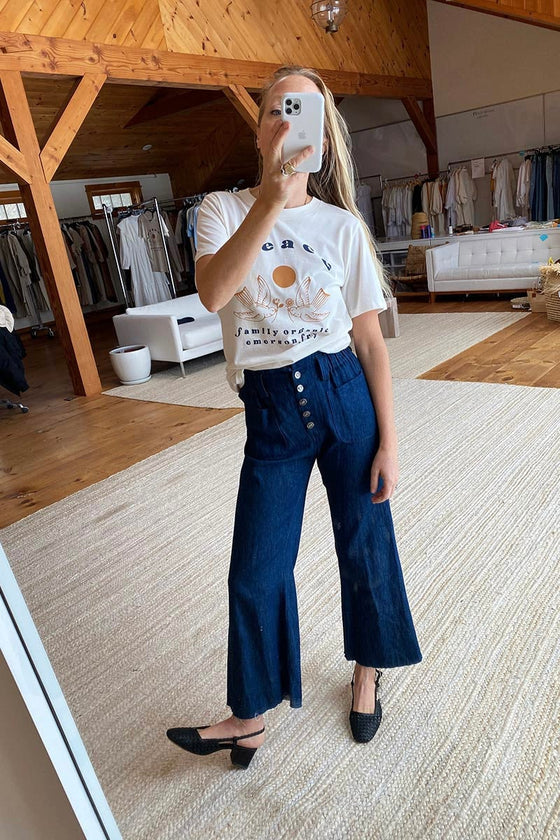 Emerson Fry Peace T-shirt Ivory
