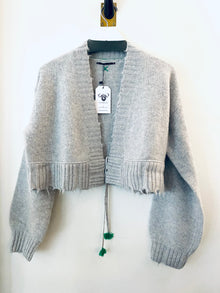  Brazeau Tricot Sterling Chunky Crop Cardigan