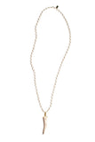 Tess + Tricia Frost and Moss Antler Tip Necklace