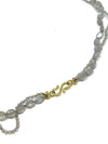 Gabrielle Sanchez Double Strand Labradorite & Pearl Necklace