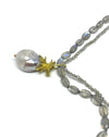 Gabrielle Sanchez Double Strand Labradorite & Pearl Necklace