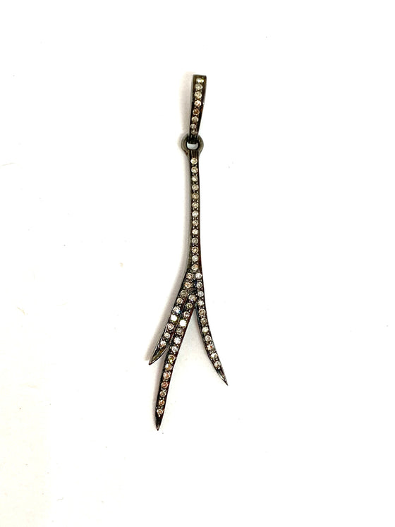 Nathan & Moe Pavé Diamond Branch Charm