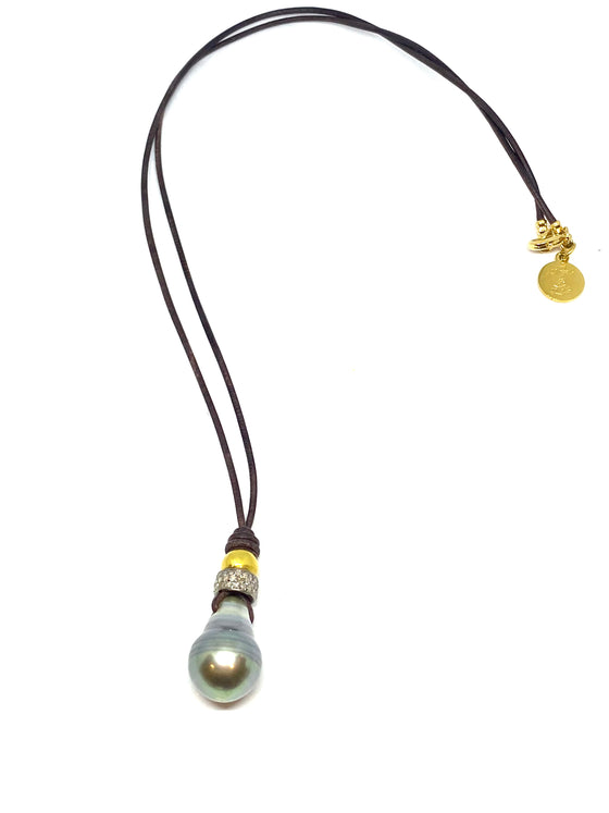 Perle by Lola Tahitian pearl necklace found at Patricia in southern pines, nc 