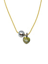 Nathan and Moe chain necklace with Tahitian pearl and heart pendant found at Patricia in southern pines, nc