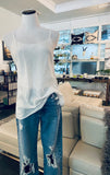 CP Shades Milla Sheer White Cotton Silk Cami