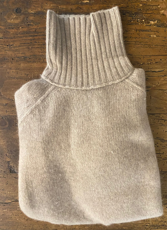 Cashmere Cobblestone Chunky Turtleneck Sweater