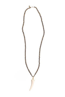 Tess + Tricia Bronzite Antler Tip Necklace