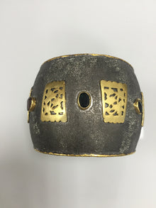  Oxidized Sterling Cuff with Tourmalines