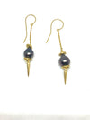 Heather Benjamin Tahitian Pearl Dangle Earrings